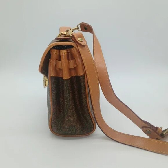 Etro Leather Messenger Handbag - Picture 10 of 13